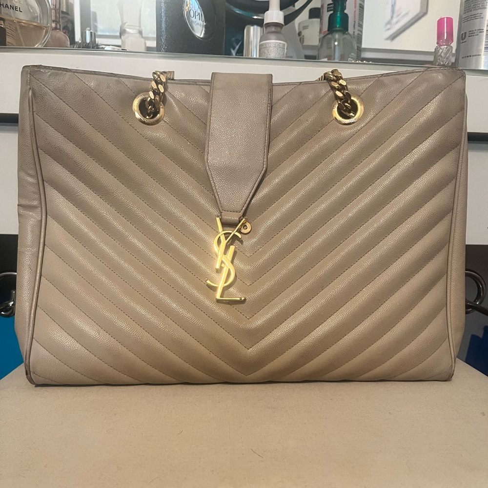 YSL loulou large shopping bag